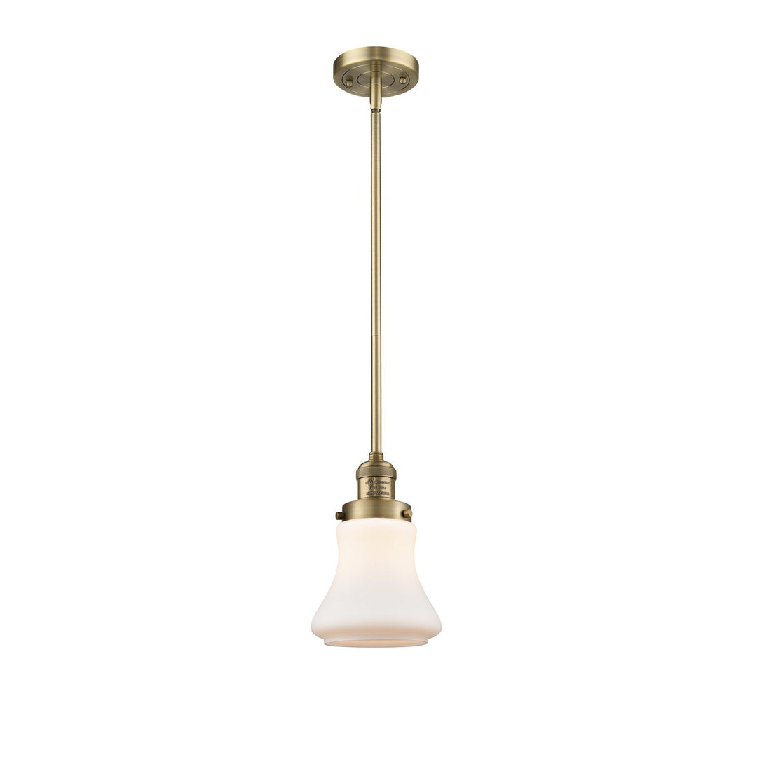 Innovations Franklin Restoration 201S-BB-G191 Pendant Light - Brushed Brass