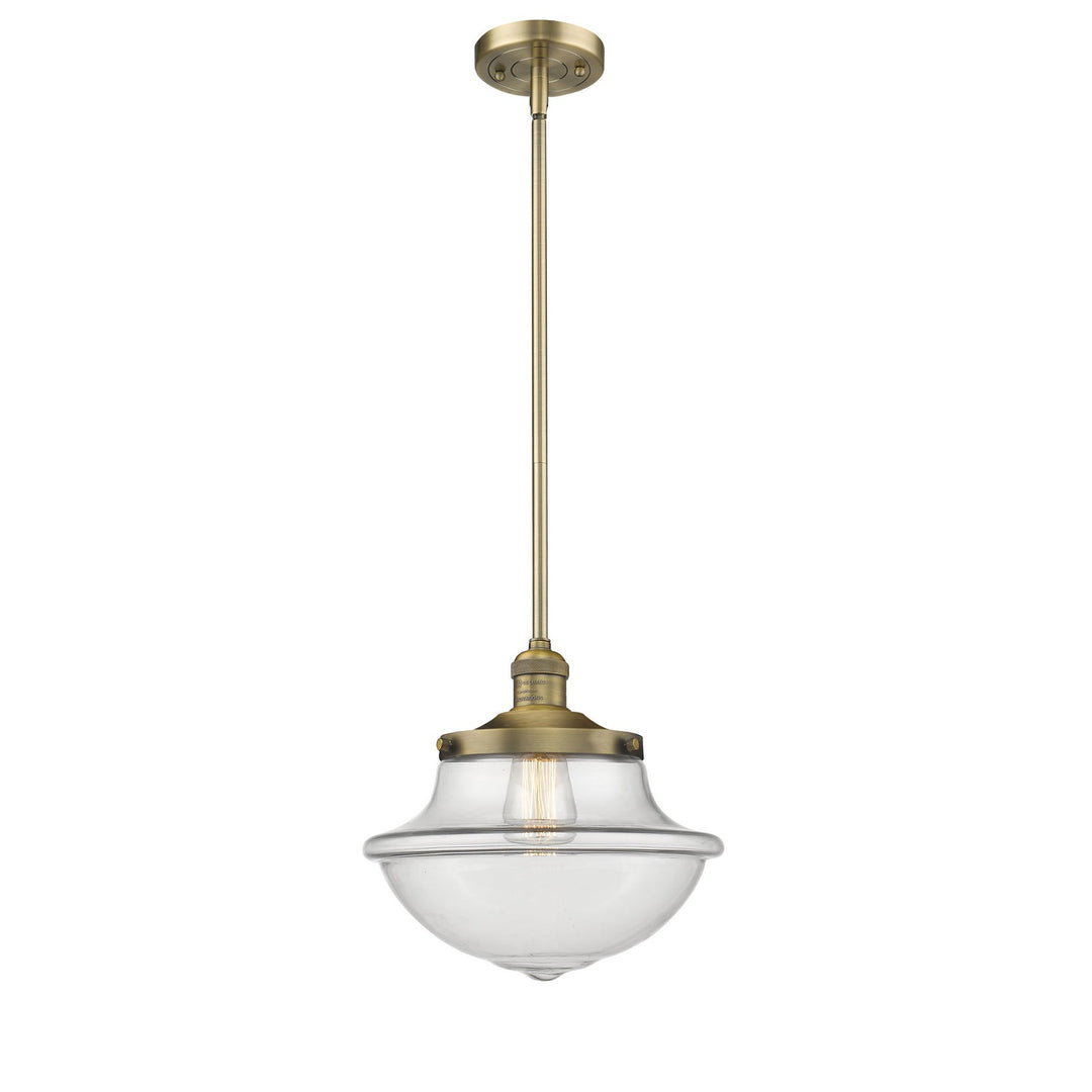 Innovations Franklin Restoration 201S-BB-G542 Pendant Light - Brushed Brass