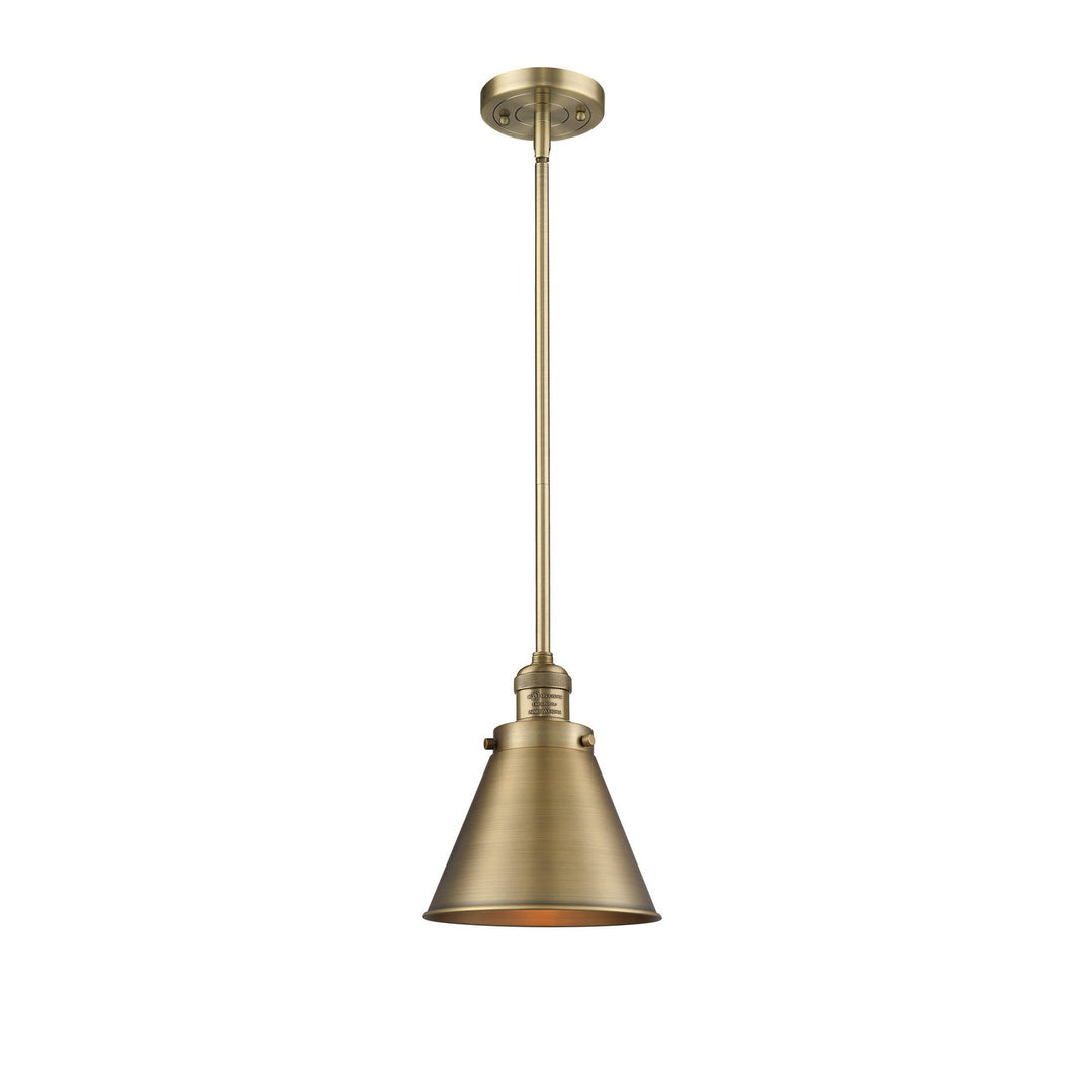 Innovations Franklin Restoration 201S-BB-M13-BB-LED Pendant Light - Brushed Brass