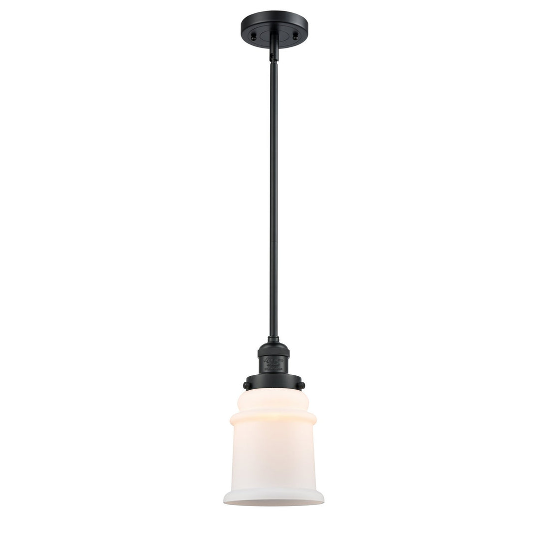 Innovations Franklin Restoration 201S-BK-G181 Pendant Light - Matte Black