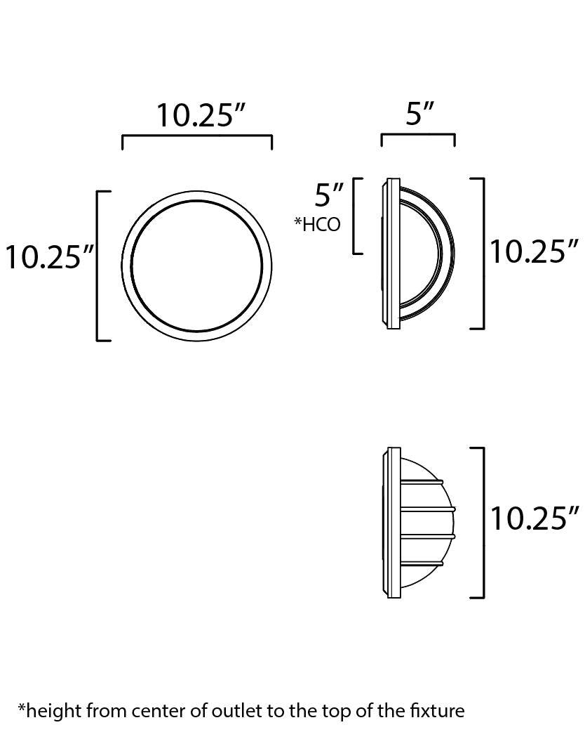 Maxim Lighting 10112FTWT  Bulwark Outdoor White