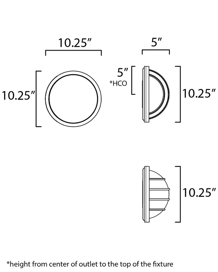 Maxim Lighting 10112FTWT  Bulwark Outdoor White