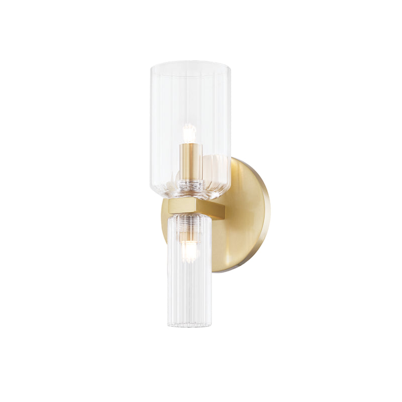 Mitzi Tabitha H384301-AGB Wall Sconce Light - Aged Brass