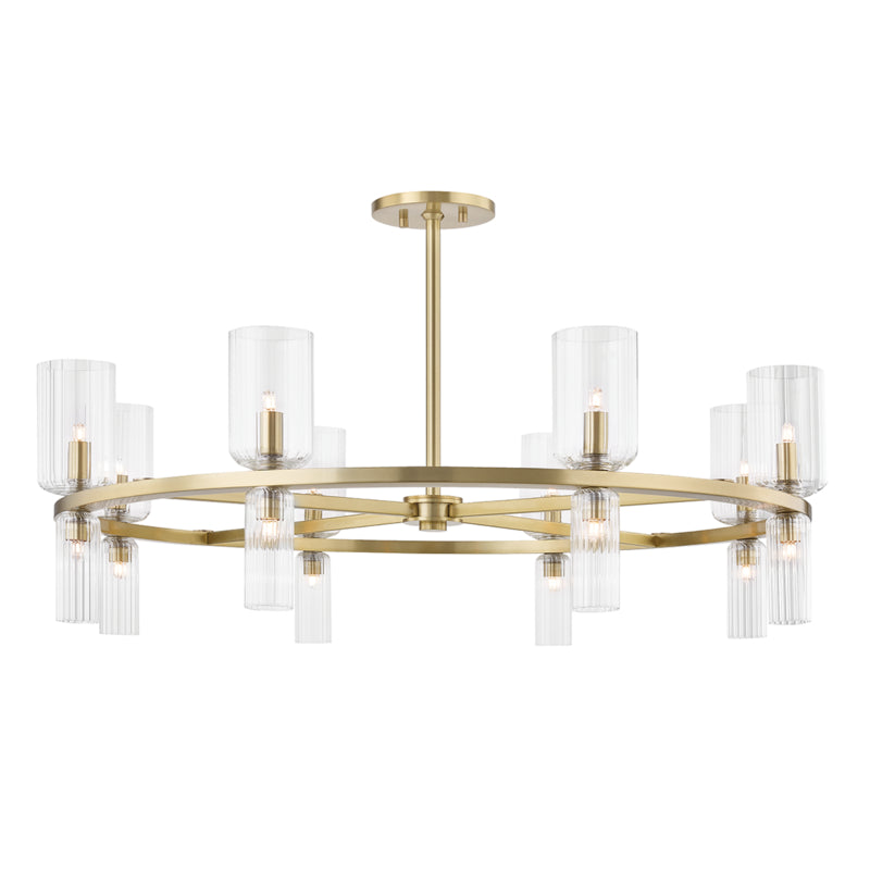 Mitzi Tabitha H384816-AGB Chandelier Light - Aged Brass