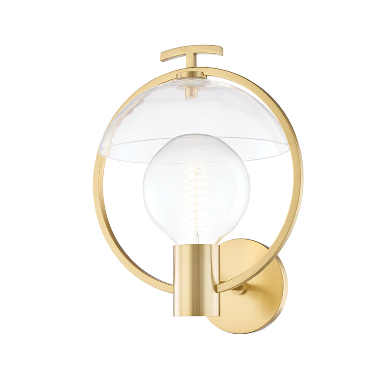 Mitzi Ringo H387101-AGB Wall Sconce Light - Aged Brass