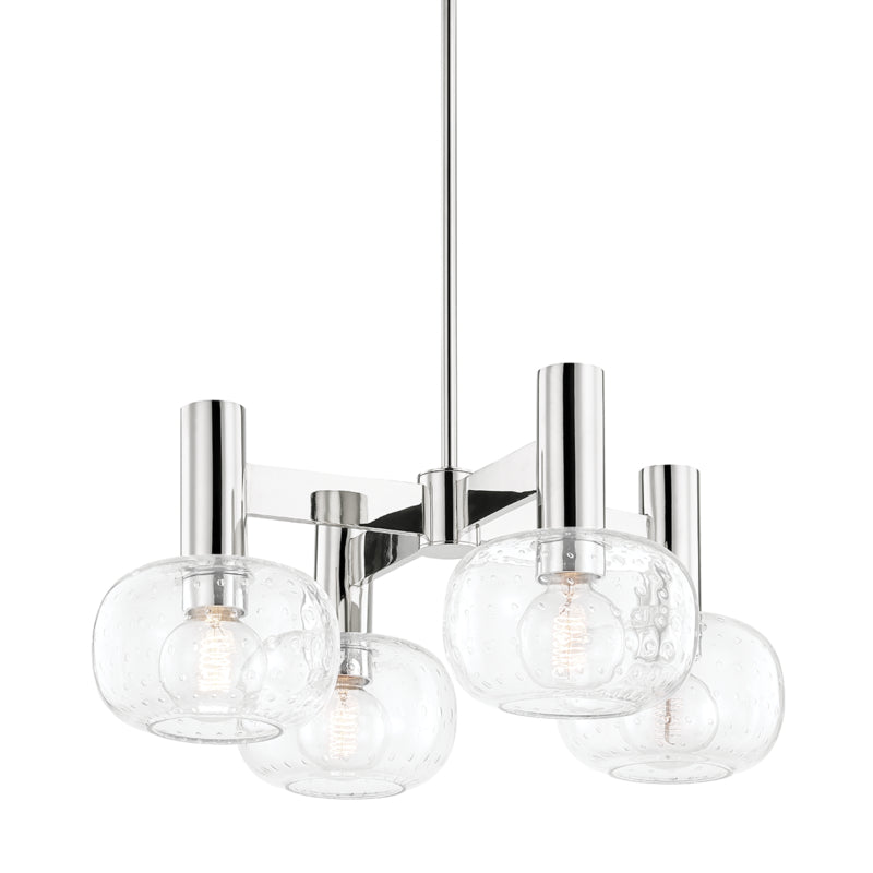 Mitzi Harlow H403804-PN Chandelier Light - Polished Nickel