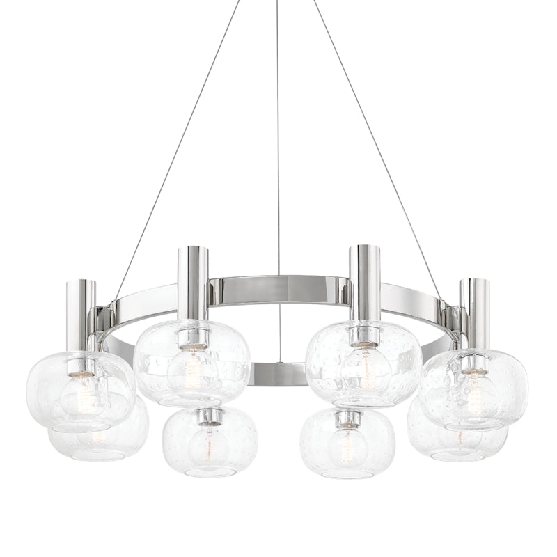 Mitzi Harlow H403808-PN Chandelier Light - Polished Nickel