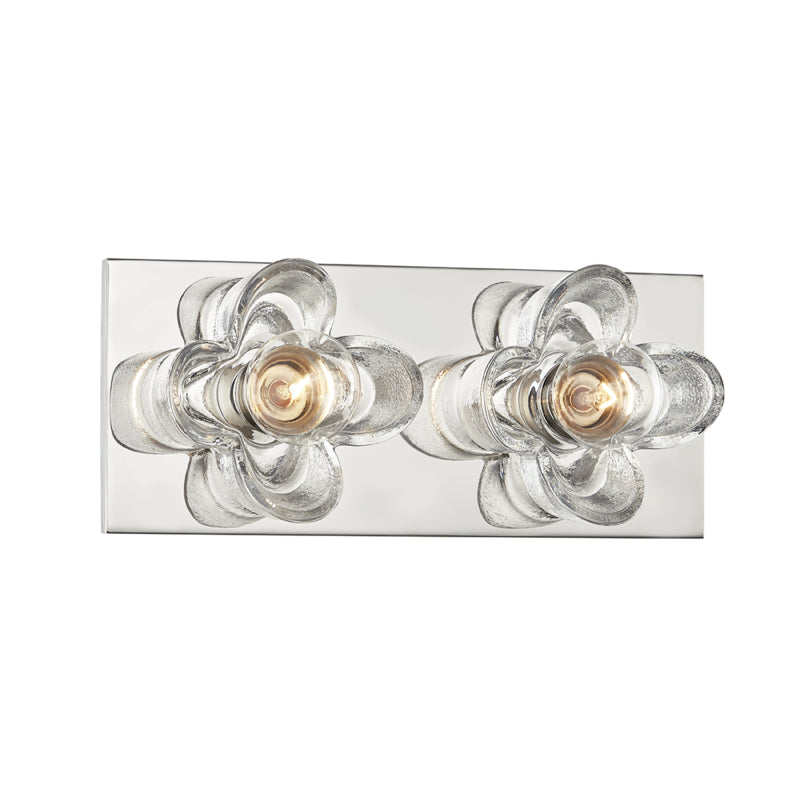 Mitzi Shea H410302-PN Bath Vanity Light 11 in. wide - Polished Nickel