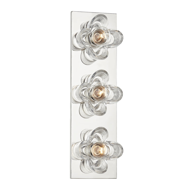 Mitzi Shea H410303-PN Bath Vanity Light 17 in. wide - Polished Nickel