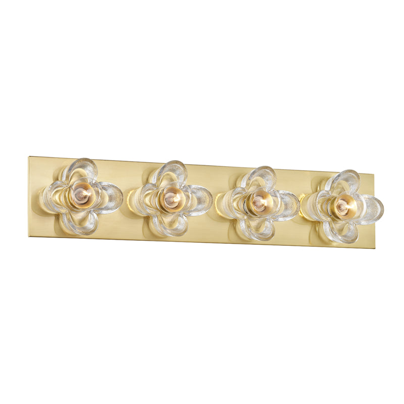 Mitzi Shea H410304-AGB Bath Vanity Light 22 in. wide - Aged Brass