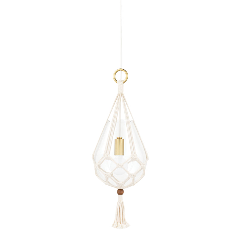 Mitzi Tessa H411701S-AGB Pendant Light - Aged Brass