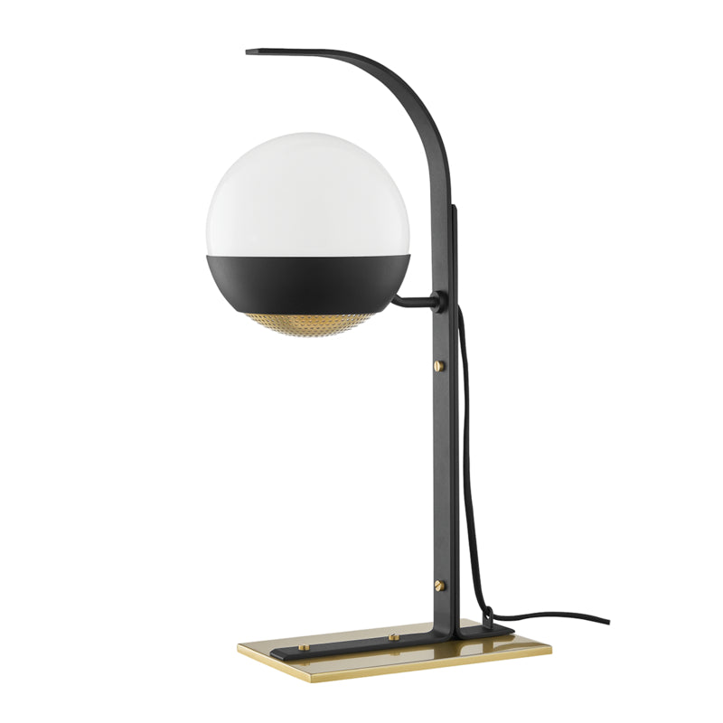 Mitzi Lighting HL409201-AGB/BK Aly One Light Table Lamp Lamp Black