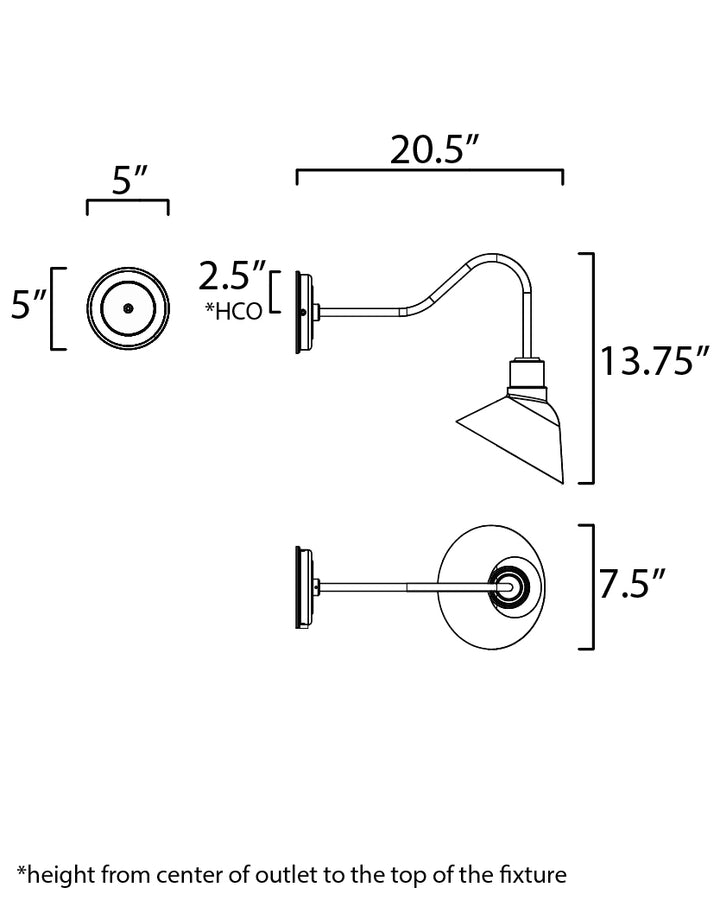 Maxim Lighting 10116BK  Signlite Outdoor Black
