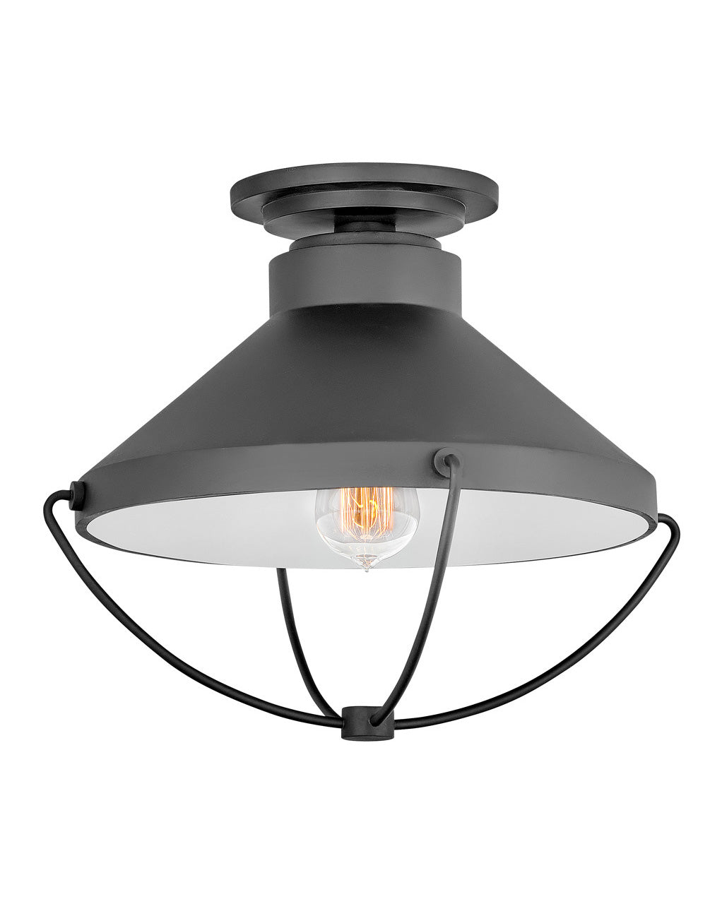 Hinkley Lighting 2693BK  Crew Outdoor Black