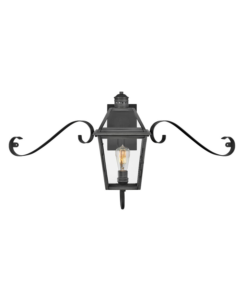 Hinkley Lighting 2770BLB-SCR  Nouvelle Outdoor Blackened Brass