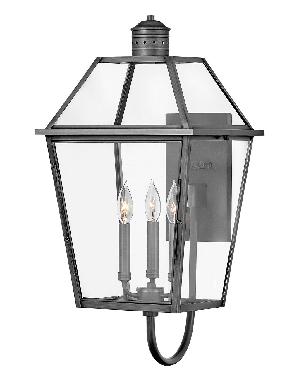 Hinkley Lighting 2774BLB  Nouvelle Outdoor Blackened Brass