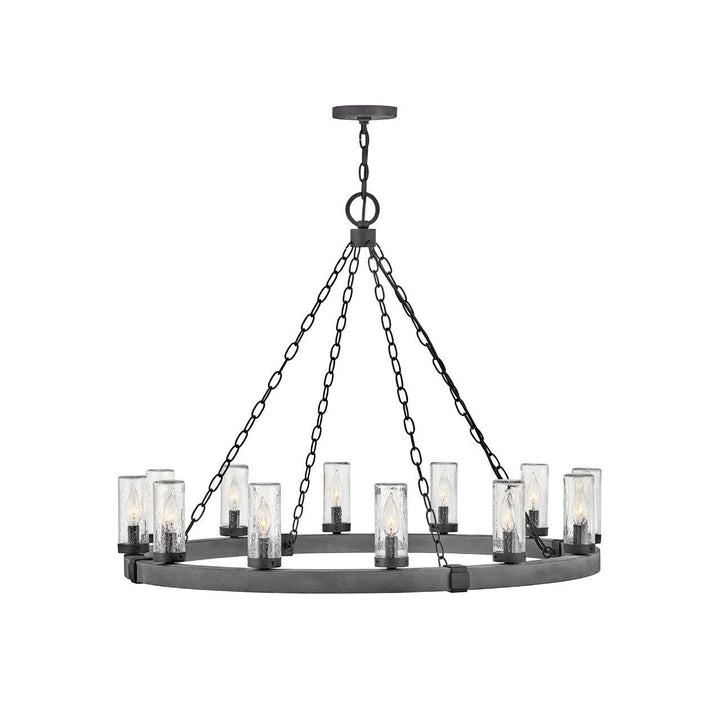 Hinkley Lighting 29207DZ-LL  Sawyer Outdoor Aged Zinc