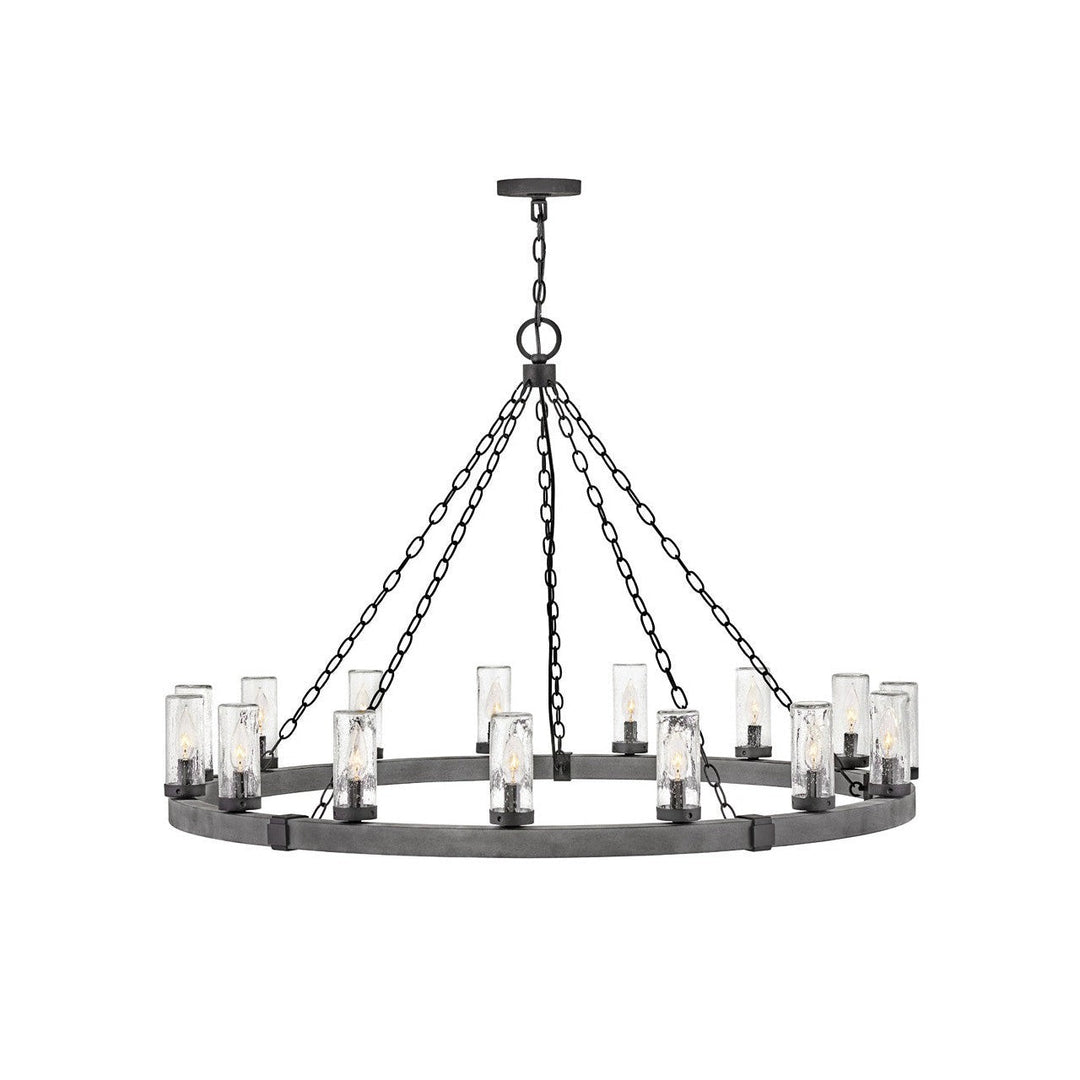 Hinkley Lighting 29209DZ-LL  Sawyer Outdoor Aged Zinc