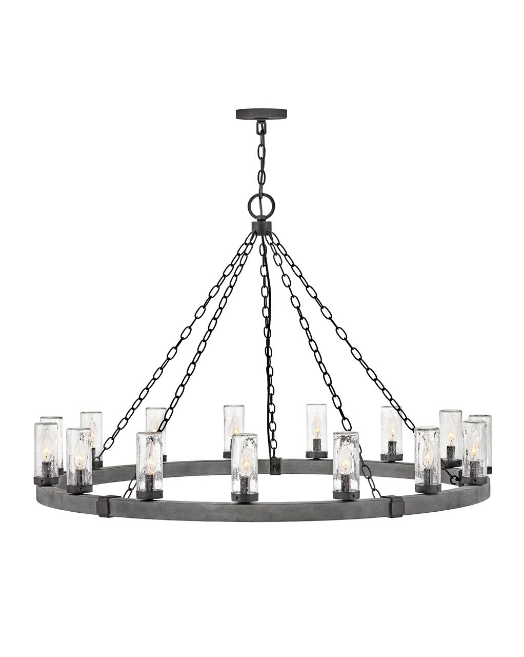 Hinkley Lighting 29209DZ-LL  Sawyer Outdoor Aged Zinc