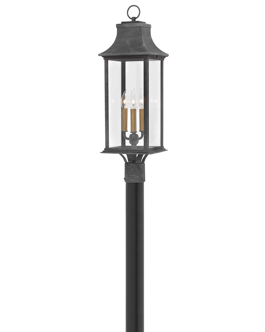 Hinkley Lighting 2931DZ-LL  Adair Outdoor Aged Zinc