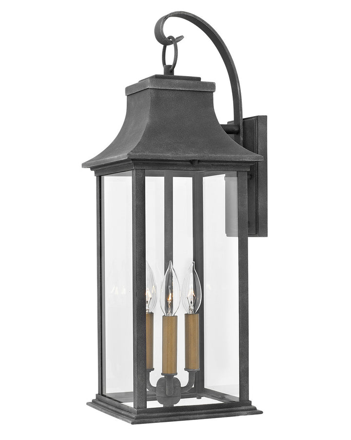 Hinkley Lighting 2935DZ-LL  Adair Outdoor Aged Zinc