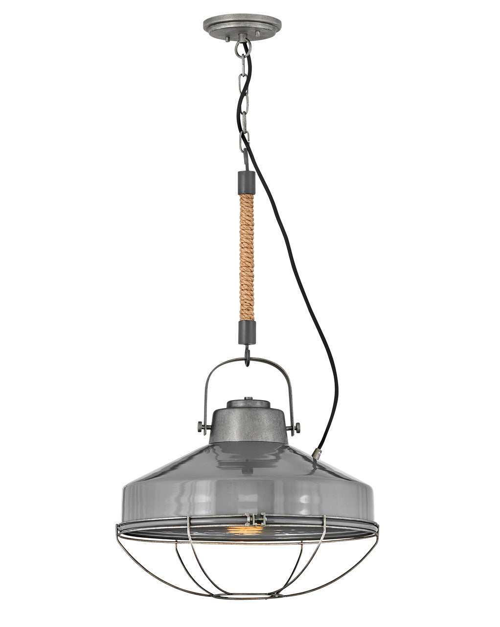 Hinkley Brooklyn 34904RP Pendant Light - Rustic Pewter