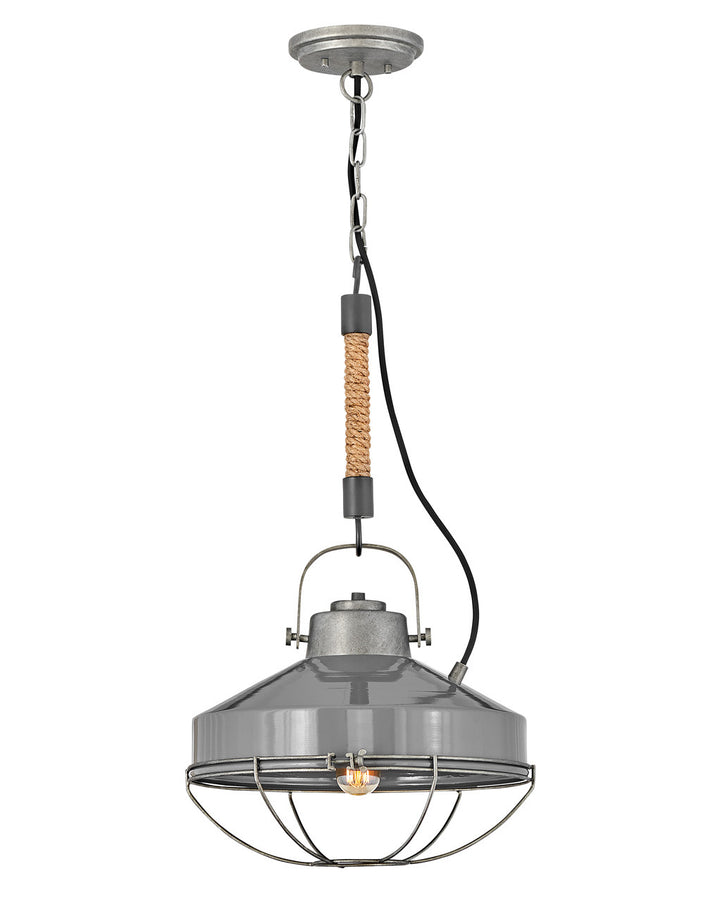 Hinkley Brooklyn 34907RP Pendant Light - Rustic Pewter