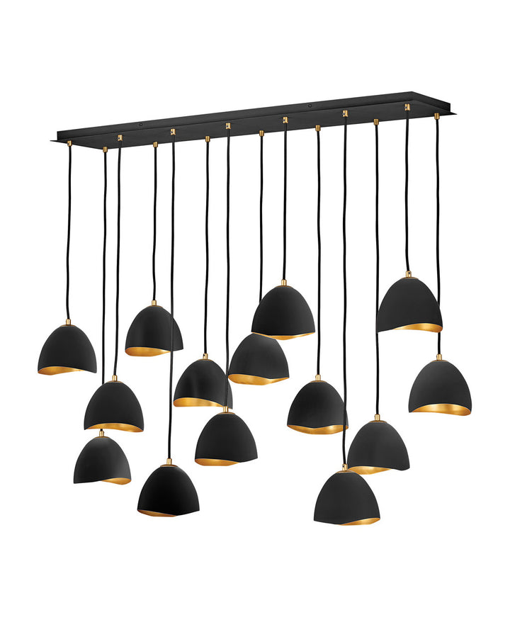 Hinkley Nula 35909SHB Pendant Light - Shell Black