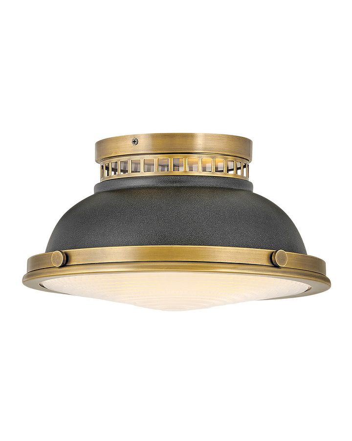 Hinkley Emery 4081HB-DZ Ceiling Light - Heritage Brass with Aged Zinc accents