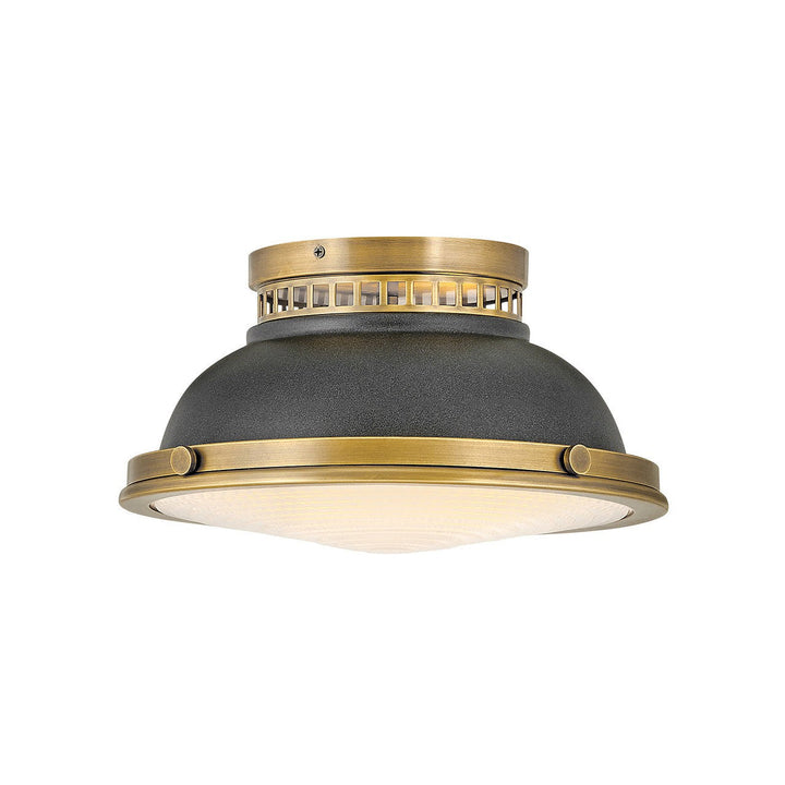 Hinkley Emery 4081HB-DZ Ceiling Light - Heritage Brass with Aged Zinc accents