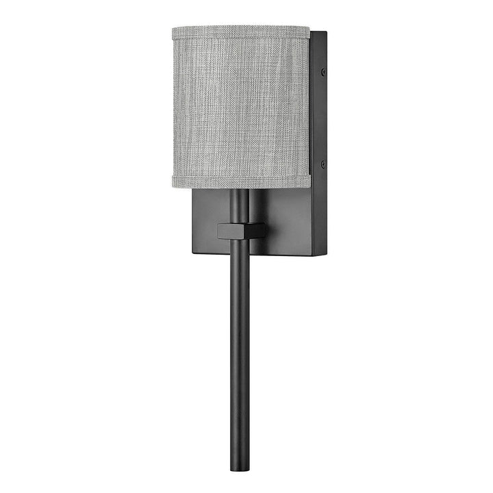 Hinkley Avenue Heathered Gray 41009BK Wall Sconce Light - Black