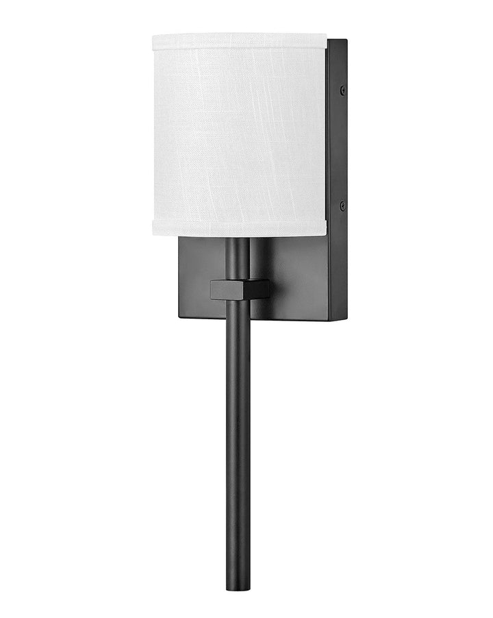 Hinkley Avenue Off White 41010BK Wall Sconce Light - Black