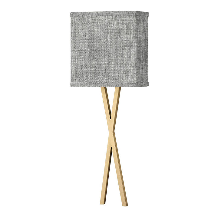 Hinkley Axis Heathered Gray 41101HB Wall Sconce Light - Heritage Brass
