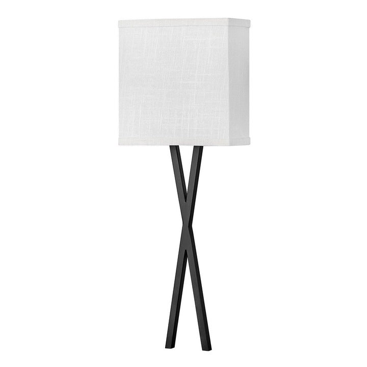 Hinkley Axis Off White 41102BK Wall Sconce Light - Black