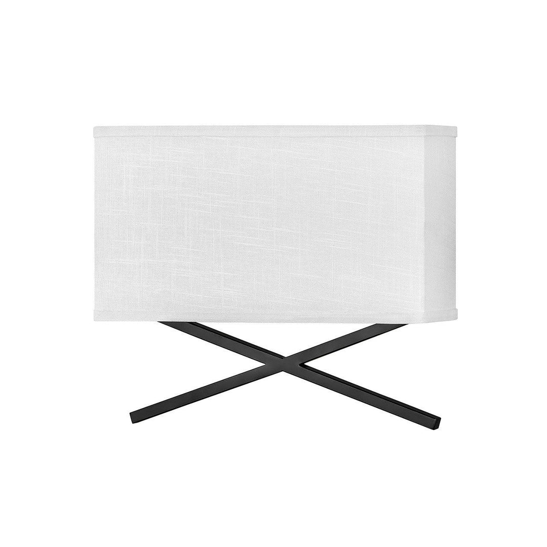 Hinkley Axis Off White 41104BK Wall Sconce Light - Black