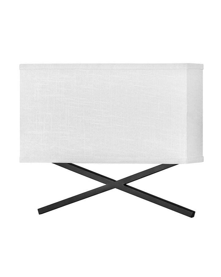 Hinkley Axis Off White 41104BK Wall Sconce Light - Black