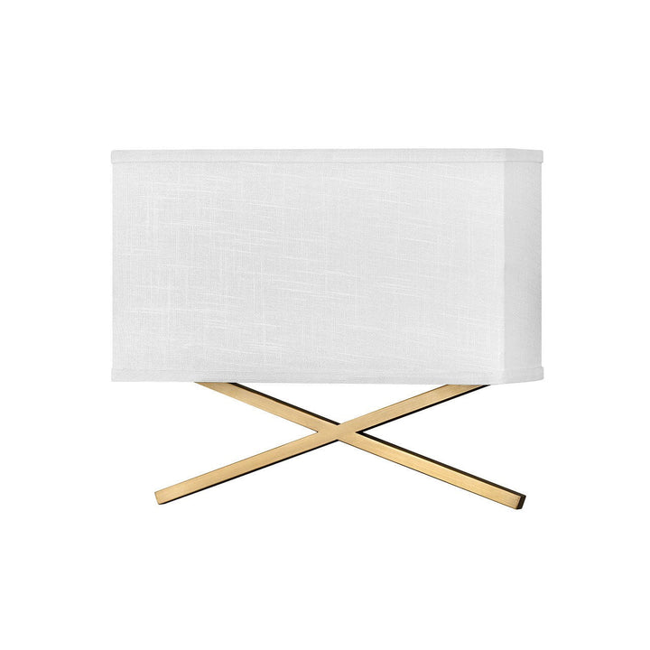 Hinkley Axis Off White 41104HB Wall Sconce Light - Heritage Brass