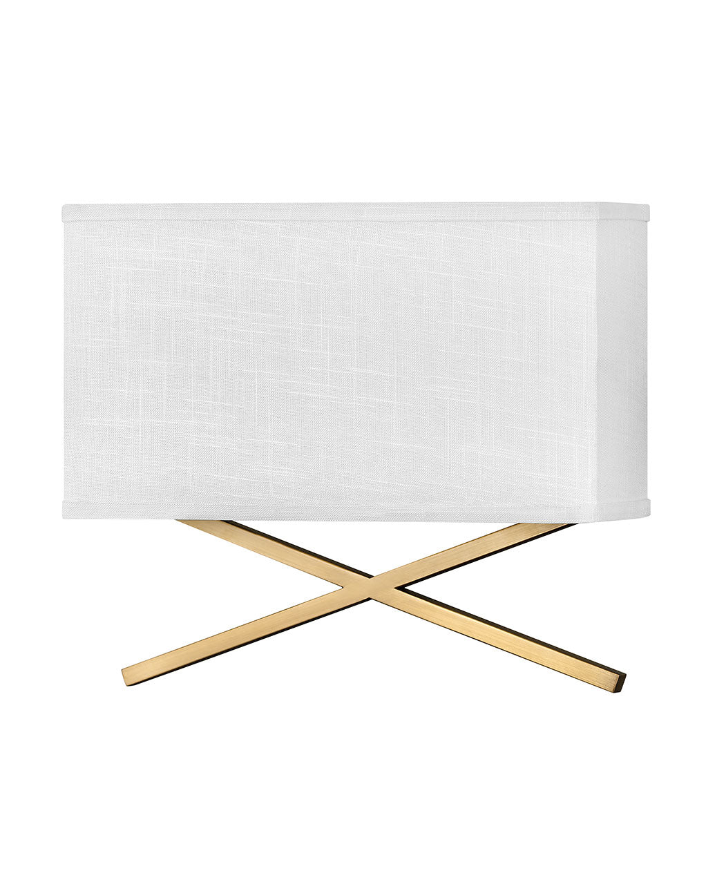 Hinkley Axis Off White 41104HB Wall Sconce Light - Heritage Brass