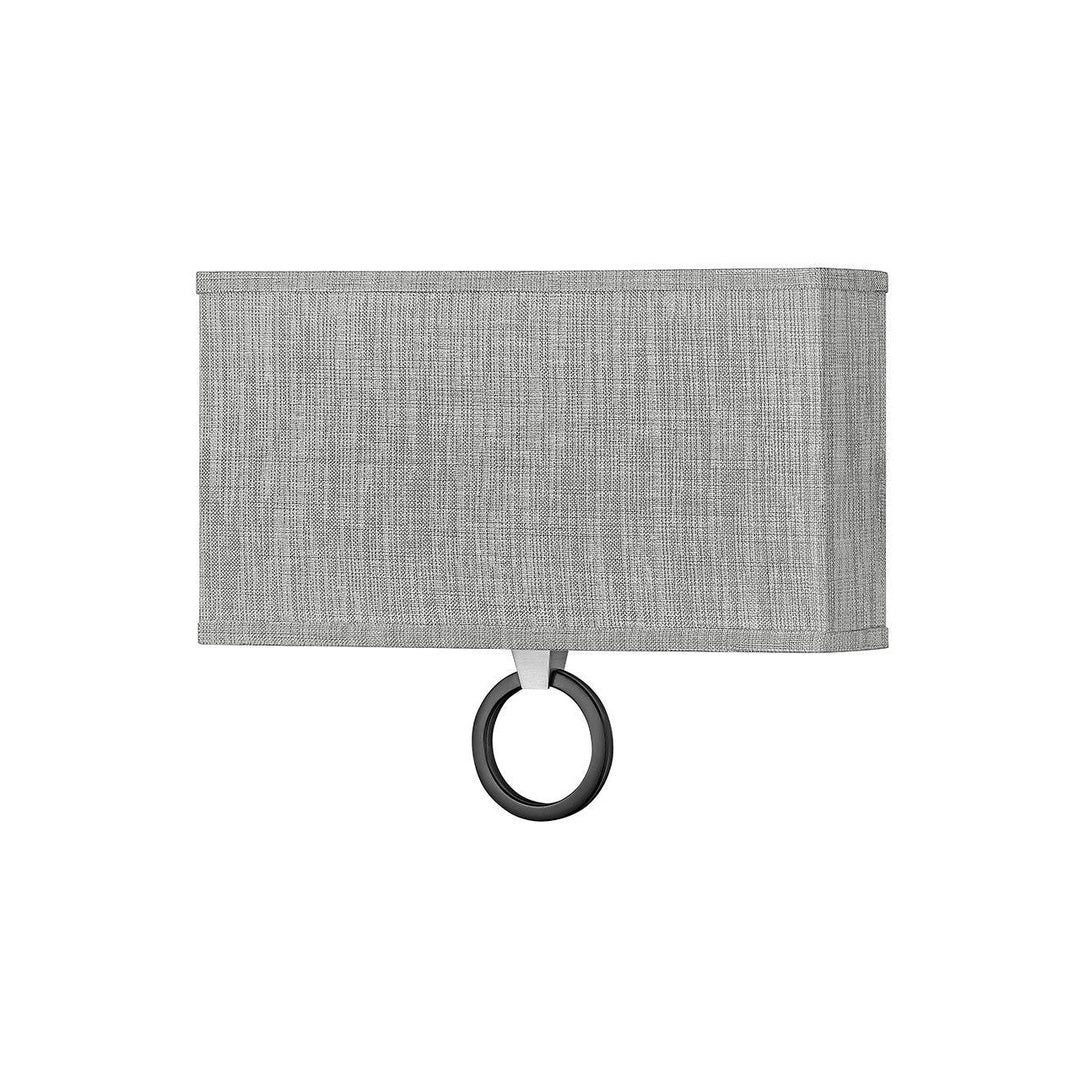 Hinkley Link Heathered Gray 41203BN Wall Sconce Light - Brushed Nickel