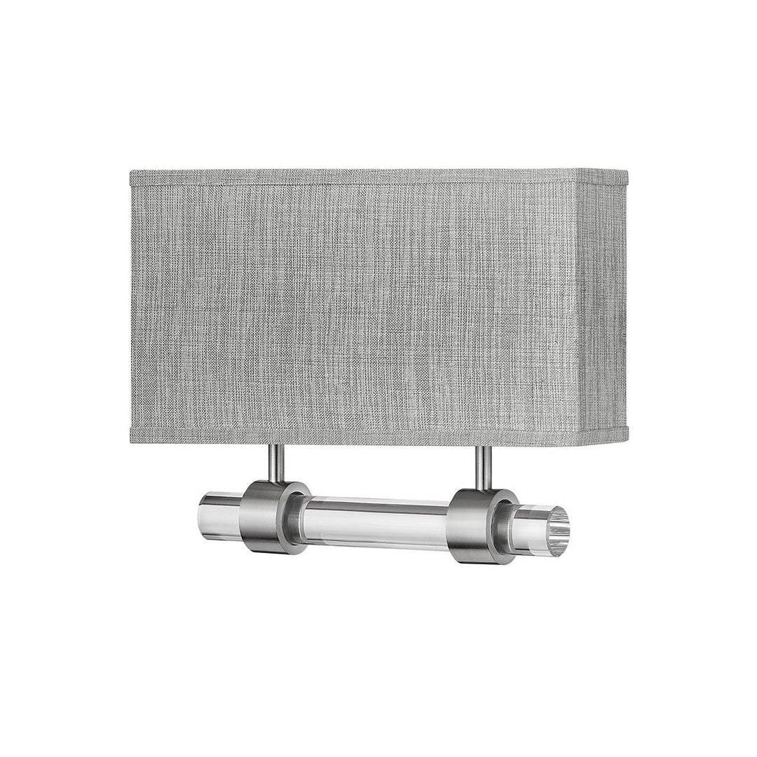 Hinkley Luster Heathered Gray 41603BN Wall Sconce Light - Brushed Nickel