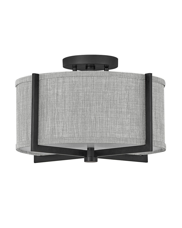 Hinkley Axis Heathered Gray 41705BK Ceiling Light - Black