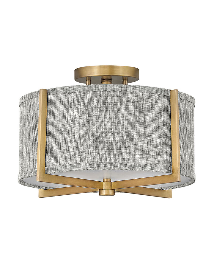 Hinkley Axis Heathered Gray 41705HB Ceiling Light - Heritage Brass