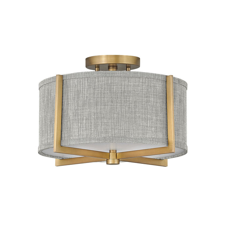 Hinkley Axis Heathered Gray 41705HB Ceiling Light - Heritage Brass