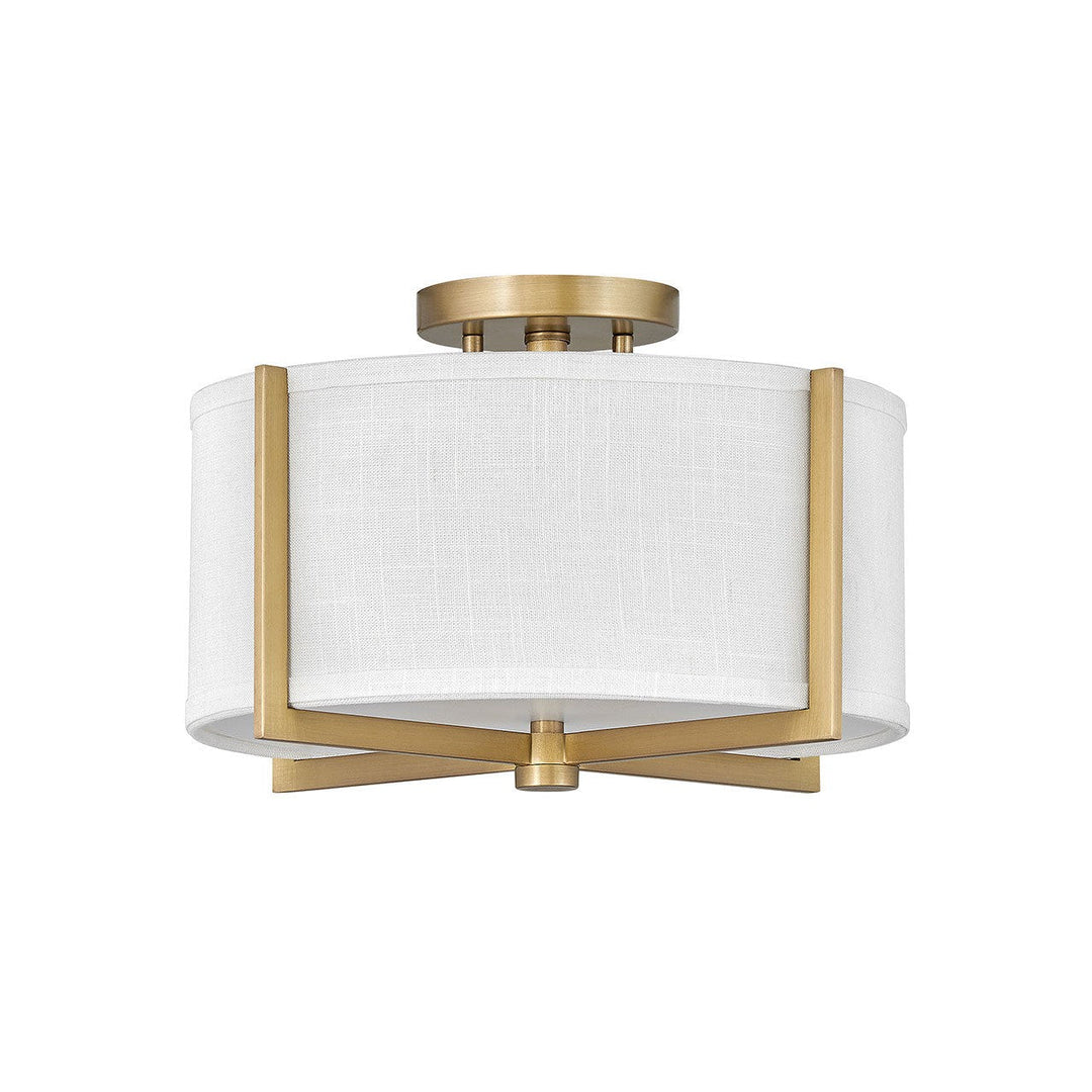 Hinkley Axis Off White 41706HB Ceiling Light - Heritage Brass