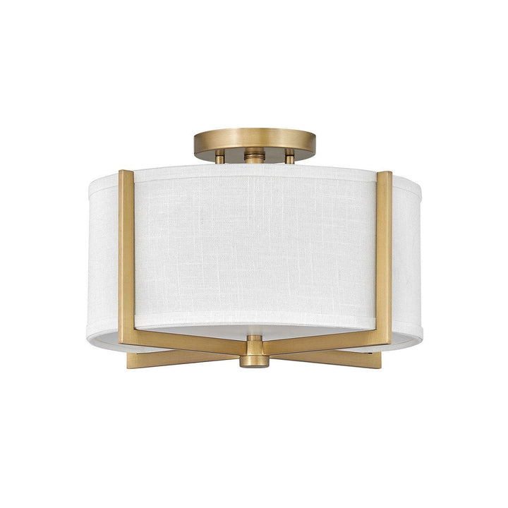 Hinkley Axis Off White 41706HB Ceiling Light - Heritage Brass