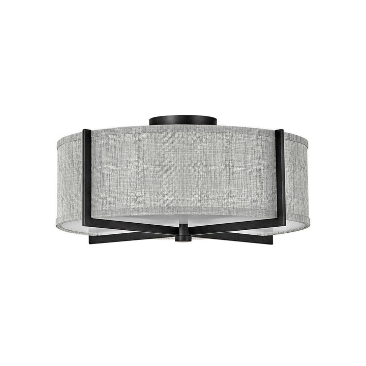 Hinkley Axis Heathered Gray 41707BK Ceiling Light - Black