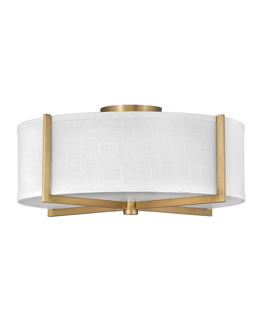 Hinkley Axis Off White 41708HB Ceiling Light - Heritage Brass