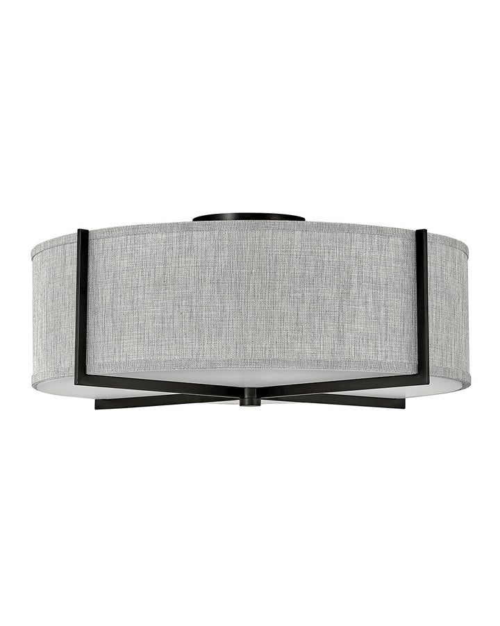 Hinkley Axis Heathered Gray 41709BK Ceiling Light - Black