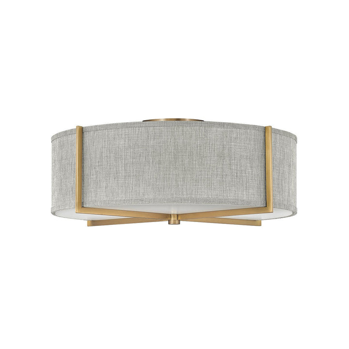 Hinkley Axis Heathered Gray 41709HB Ceiling Light - Heritage Brass