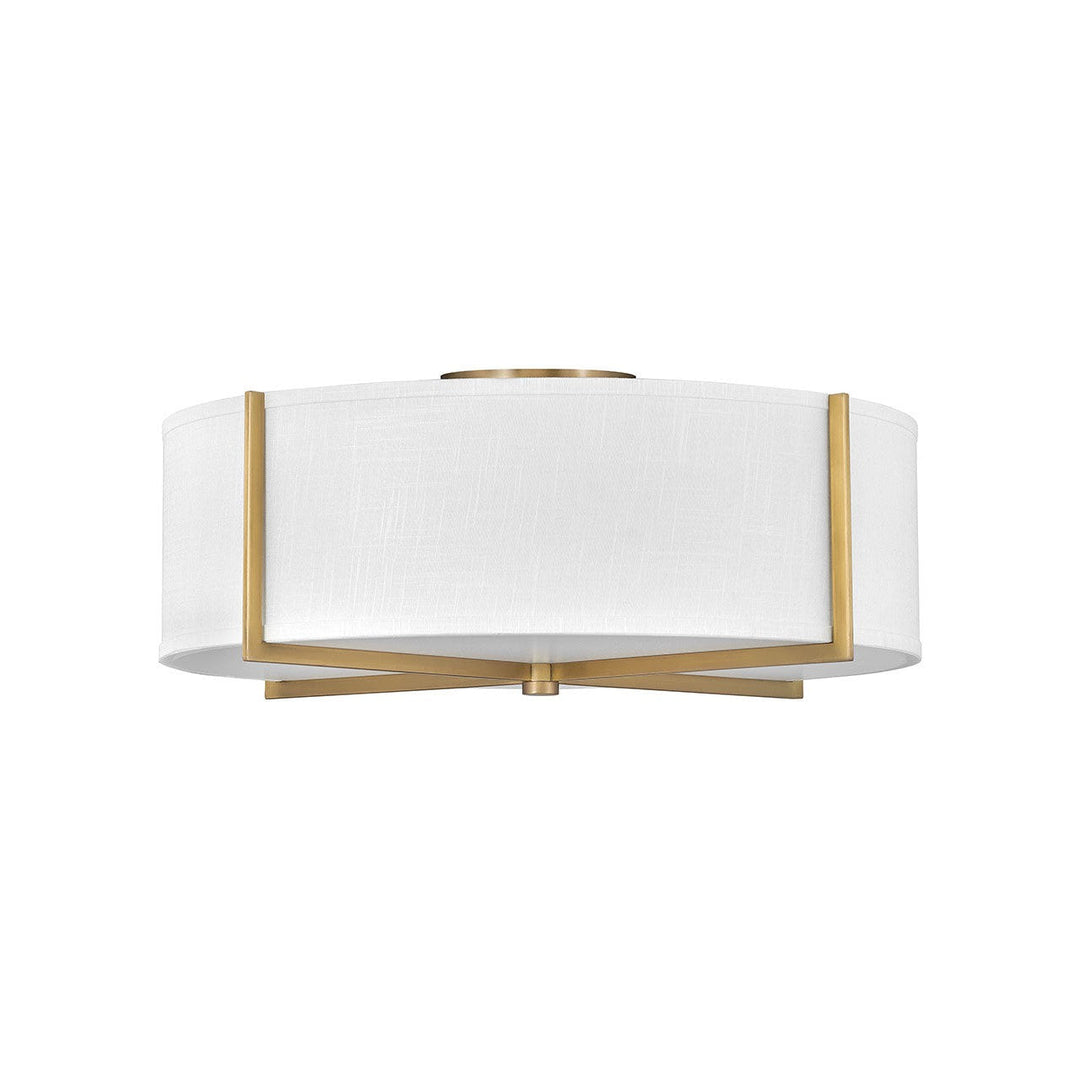 Hinkley Axis Off White 41710HB Ceiling Light - Heritage Brass